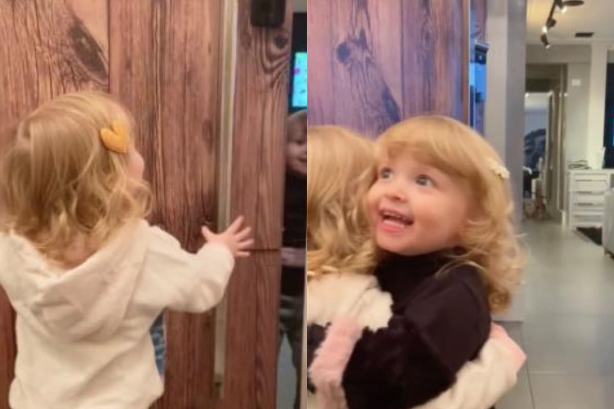 El reencuentro de las gemelas enterneció a los usuarios de las redes sociales