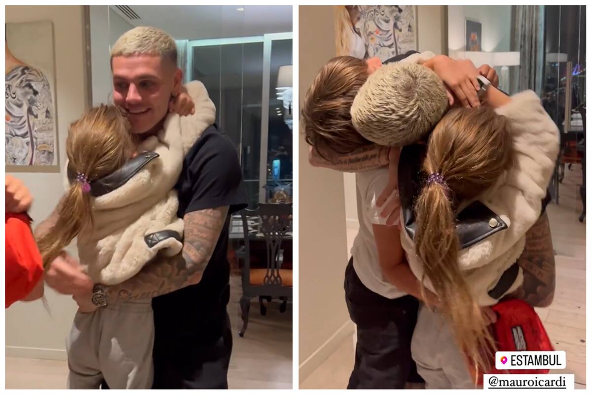El reencuentro de Mauro Icardi y sus hijos en Estambul