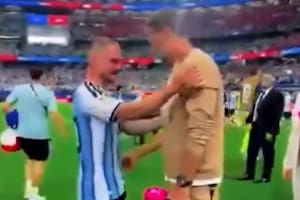 El reencuentro entre Mac Allister y Klopp tras la victoria de la Argentina sobre Austria