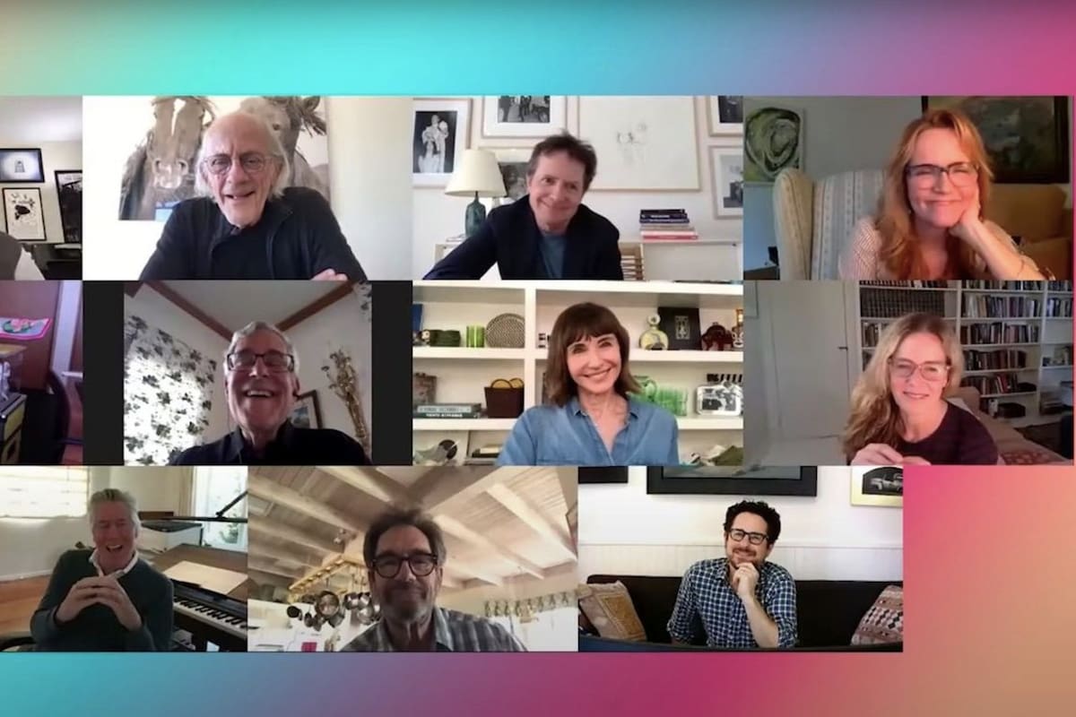 El reencuentro virtual del elenco de Volver al futuro