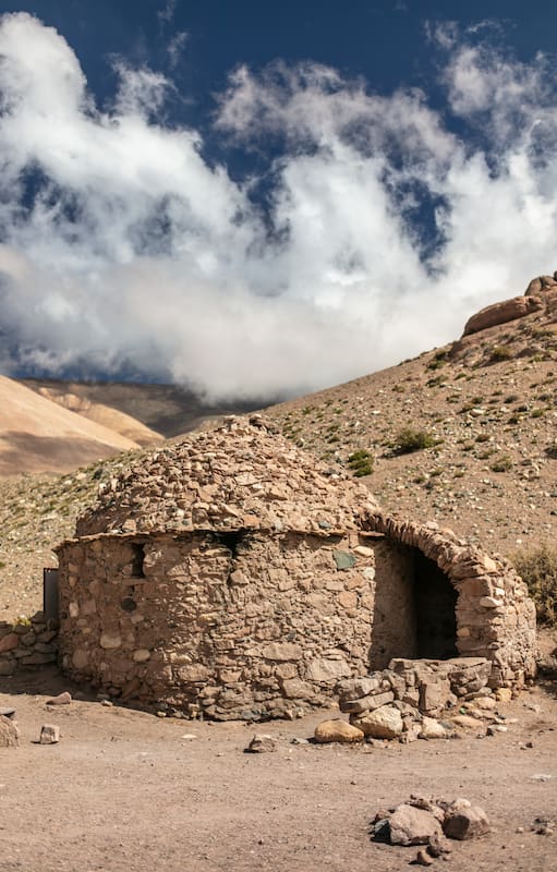 El refugio de El Peñón, el más conocido de todos los que construyó Sarmiento.