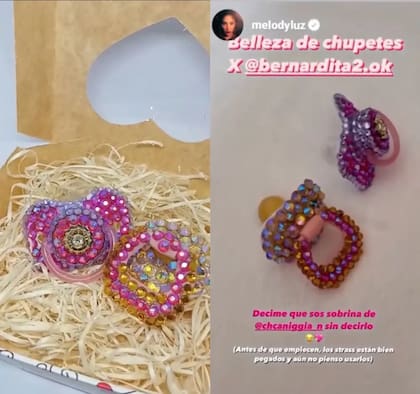 El regalo de Charlotte Caniggia a su sobrina Venezia