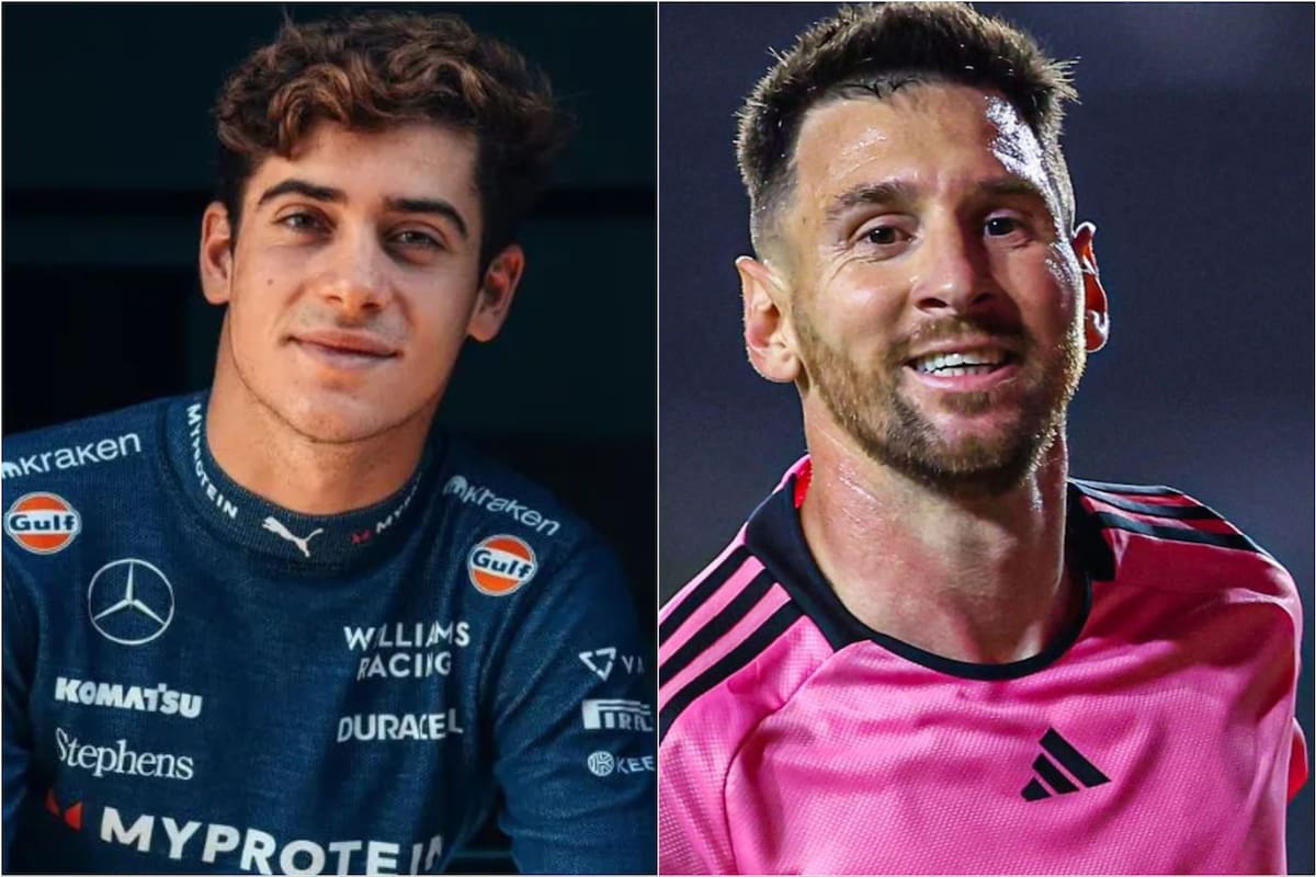 El regalo de Franco Colapinto a Lionel Messi