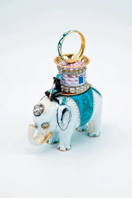 El regalo que la soberana le hizo a su nieto: la Orden del Elefante, la más alta distinción del reino de Dinamarca.