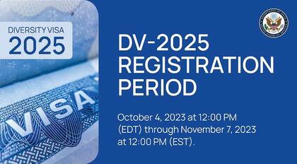 El registro de la Lotería de Visas 2025 cierra el próximo 7 de noviembre