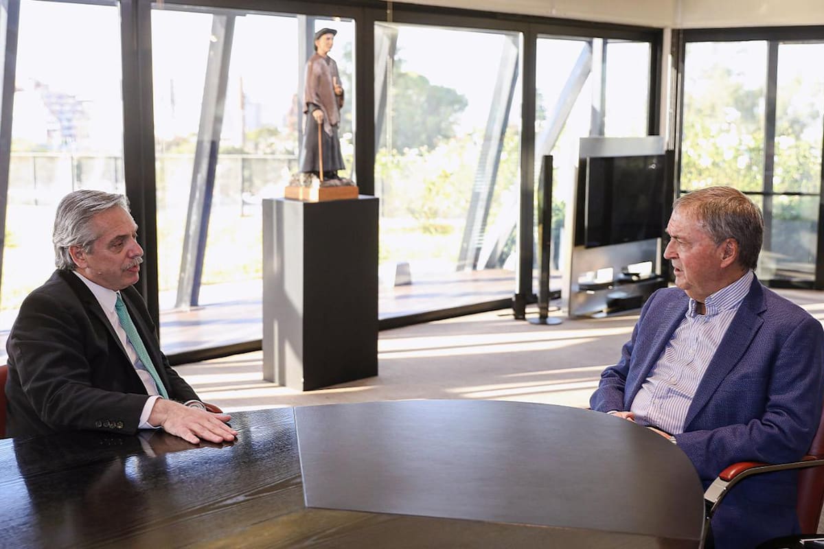 El regreso a la presencialidad expuso las diferencias entre Alberto Fernández y Juan Schiaretti