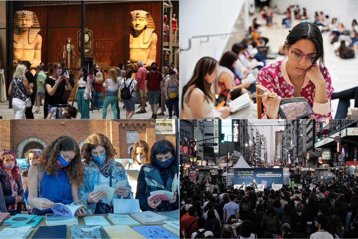 El regreso de la Noche de los Museos fue un éxito de público. Malba retomó su Fiesta de la Lectura presencial, Y volvieron con gloria la Feria de Editores y la Noche de las Librerías en la Av. Corrientes