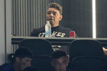 El regreso de Marcelo Gallardo al Monumental para ver a los campeones del mundo.