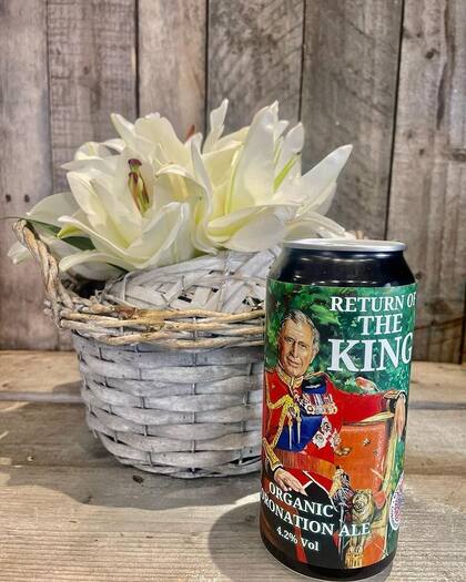 "El regreso del rey", la cerveza orgánica dedicada a Carlos III