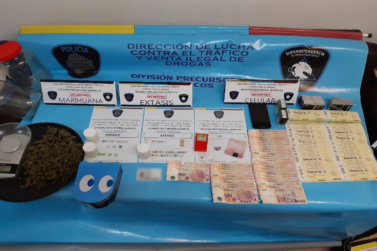 El relacionista público fue detenido por escaparse de un control policial y en su casa se encontraron marihuana y drogas sintéticas