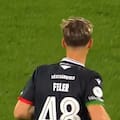 La emoción de Hernán Feler al presentar a su hijo cuando entró en el partido de Boca vs. Vélez