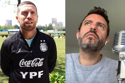 El relator deportivo y el mediocampista tuvieron una divertida conversación en el podcast "Libres de humo". Crédito: AFA - Instagram
