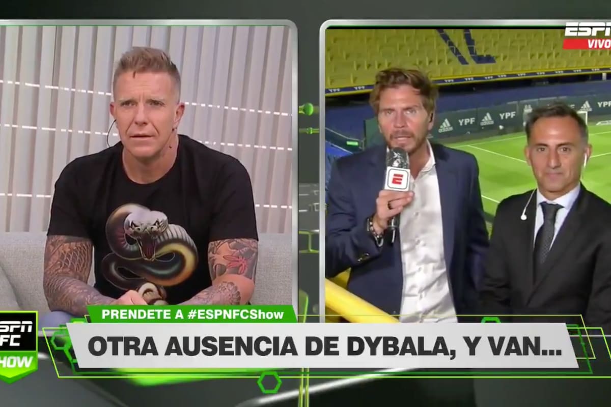 El relator Sebastián Vignolo y el comentarista Diego Latorre elogiaron el desempeño de Paula Dybala en Juventus, pero lamentaron que, por distintas razones, no juegue con la camiseta de la Selección Argentina