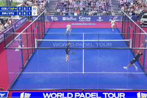 El remate de contrapared de Arturo Coello que volvió locos a todos en el Abierto d Bruselas del World Padel Tour