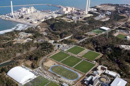 El remodelado J-Village hoy, a orillas del Pacífico, en la Prefectura de Fukushima que fue muy afectada por el tsunami de 2011