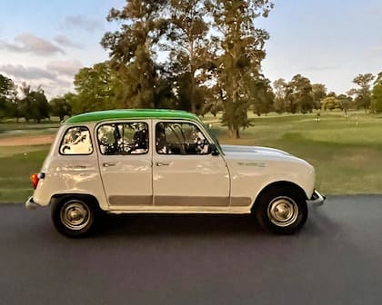 El Renault 4 convertido a full eléctrico