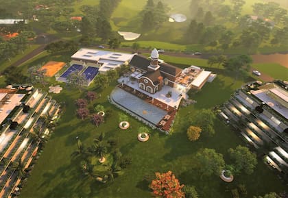 El render de cómo quedará el Molino Giot