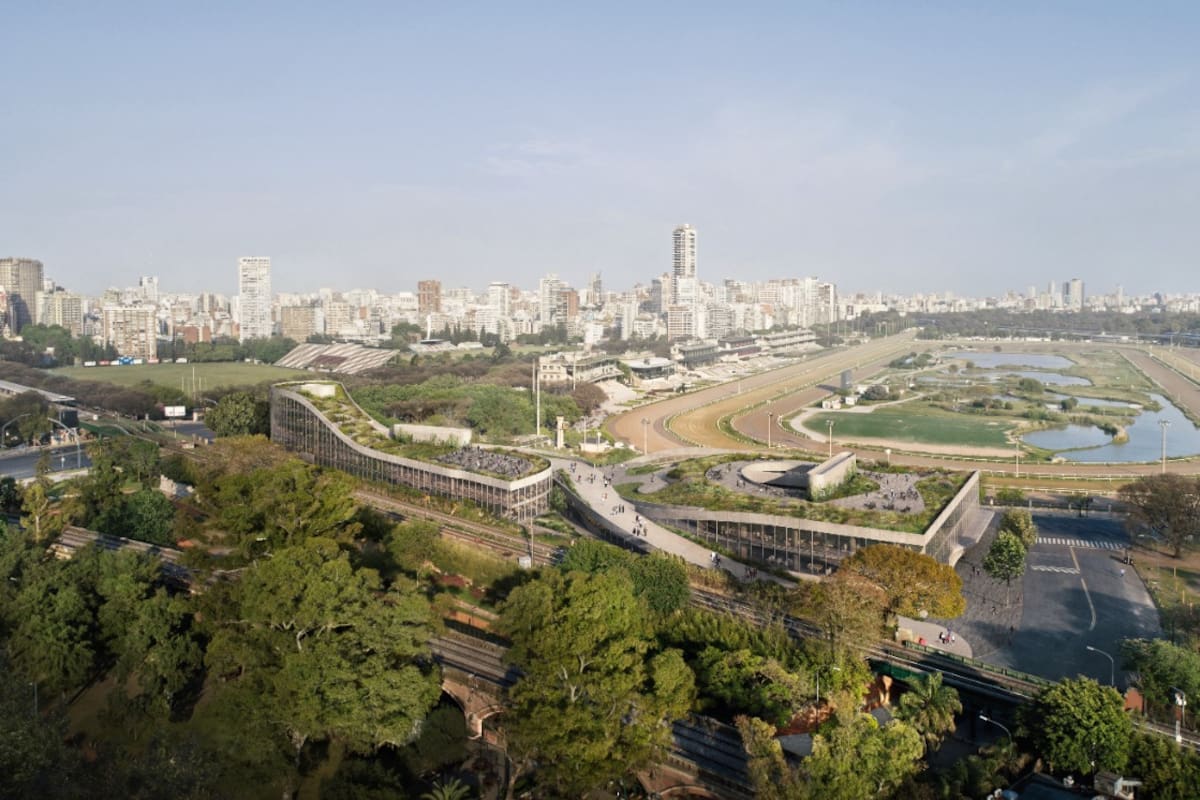 El render del proyecto del "Paseo Gigena", que el Gobierno porteño planea inaugurar en diciembre de 2022