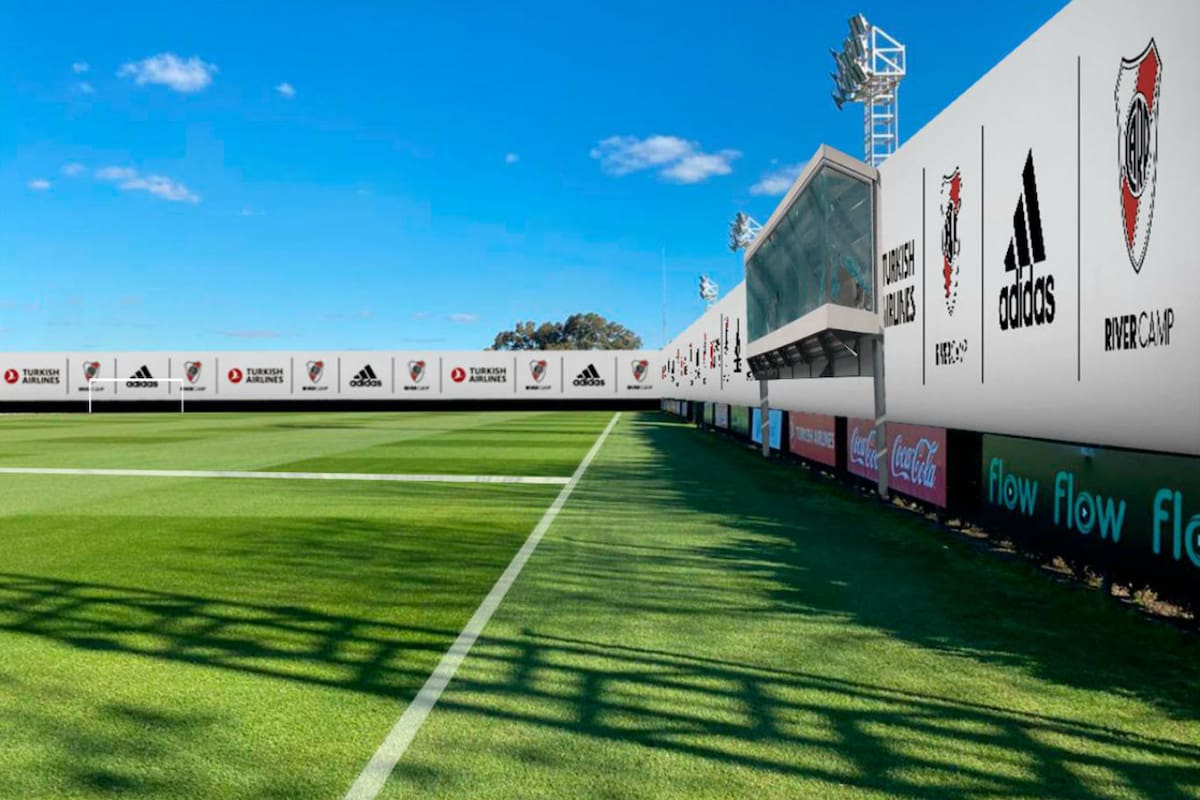 El render que River compartió la semana pasada con la cabina de TV que se instalaría