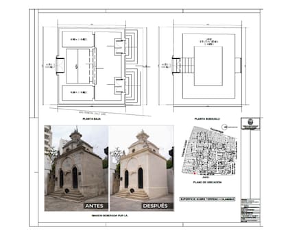 El render realizado por el gobierno porteño para el nuevo local en el Cementerio de la Recoleta