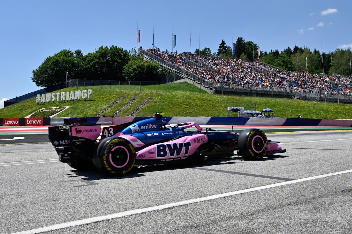 El rendimiento del Alpine de Franco Colapinto el viernes no estuvo a la altura de la belleza del Red Bull Ring, donde la Fórmula 1 desarrolla este fin de semana su octava fecha.