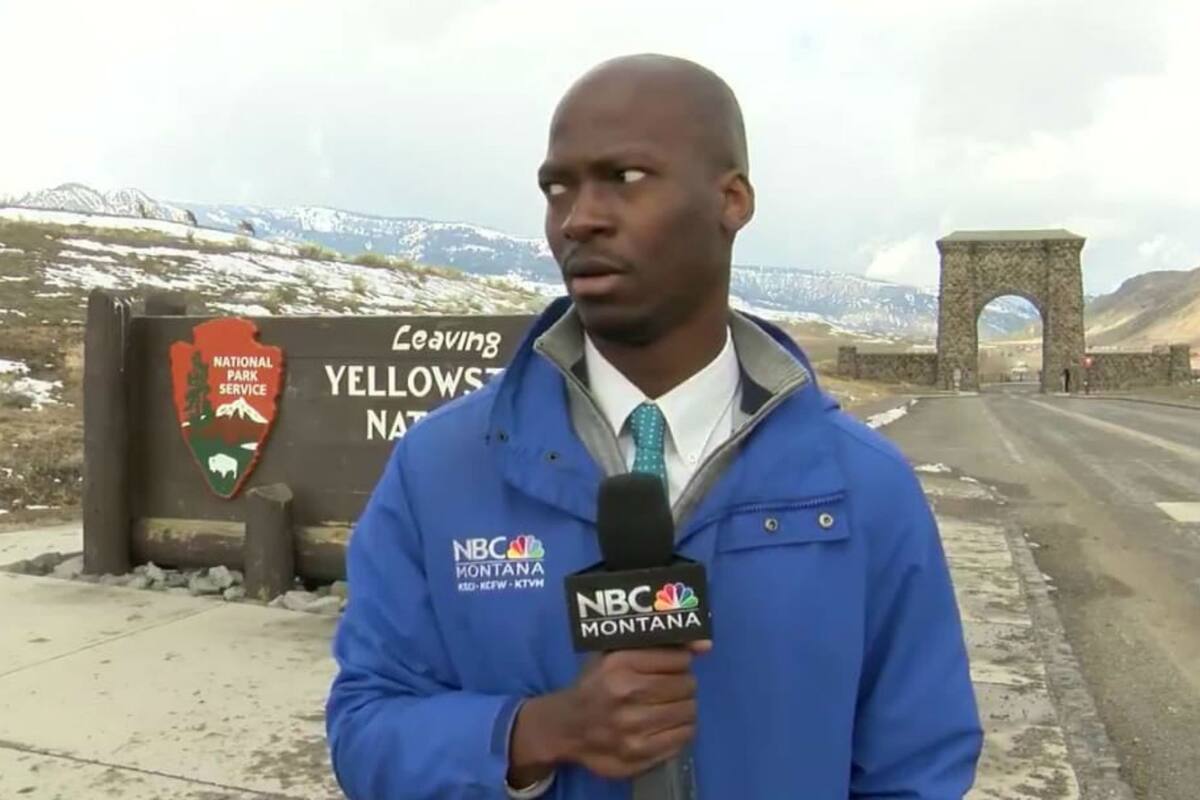 El reportero se convirtió en un "meme". Fuente: TW/Deion Broxton