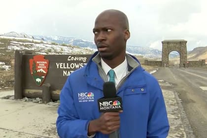 El reportero se convirtió en un "meme". Fuente: TW/Deion Broxton