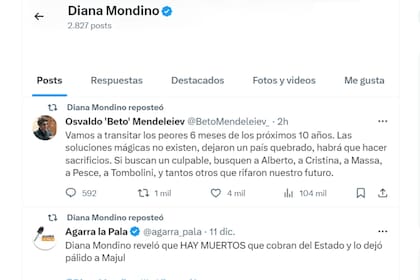 El reposteo de Mondino