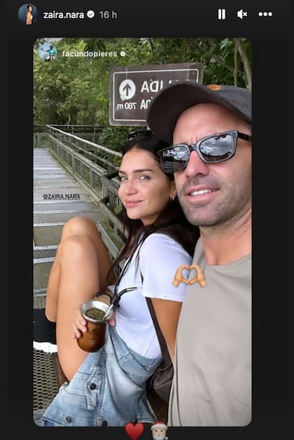 El reposteo de Zaira Nara en Instagram