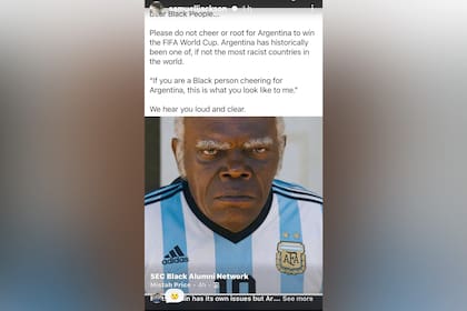El reposteo del actor norteamericano Samuel L. Jackson que generó indignación en la Argentina, por las acusaciones contra el país de ser el más racista del mundo.