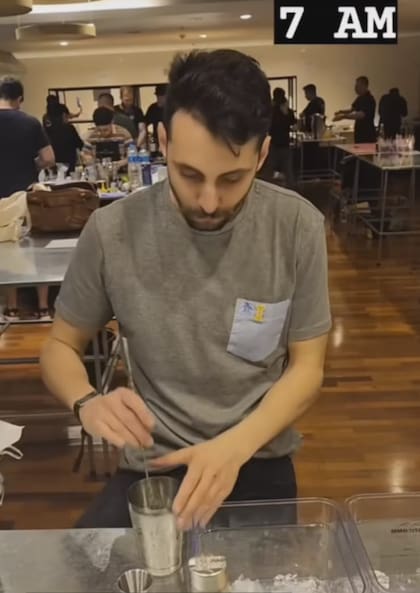 El representante argentino en la cocina del World Class, los participantes pueden crear y preparar sus ingredientes allí