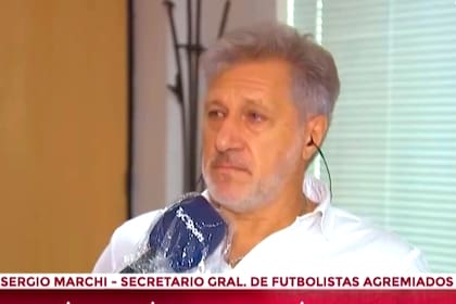 El representante de Futbolistas Argentinos Agremiados Sergio Marchi se puso a llorar en diálogo con Superfútbol, de TyC Sports.