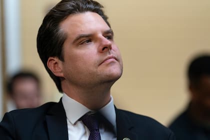 El representante republicano Matt Gaetz, en el Congreso en Washington. (AP /J. Scott Applewhite)