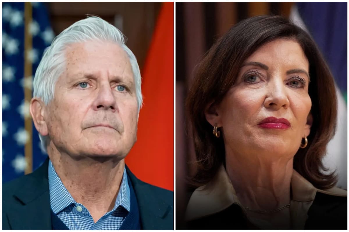 El republicano Bruce Blakeman prometió indultar a un jefe de policía de Nueva York si resulta vencedor en los comicios frente a Kathy Hochul