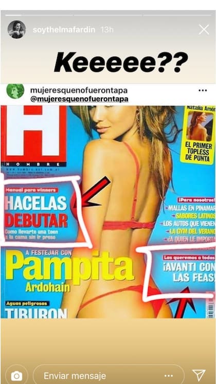 El repudio de Thelma Fardin
