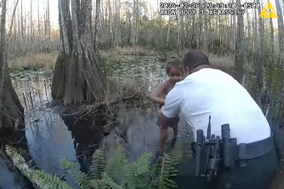 El rescate de una niña con autismo en un pantano de Florida