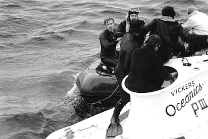 El rescate en la década de 1970 del Pisces III, en el que viajaba Roger Mallinson