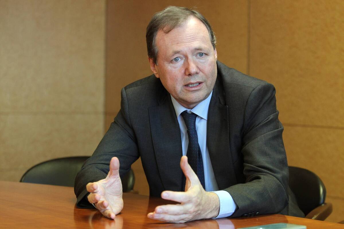 El responsable del departamento digital de la Comisión Europea, Roberto Viola, durante la entrevista