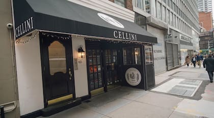 El restaurante Cellini es uno de los que decidió abandonar las veredas en Nueva York