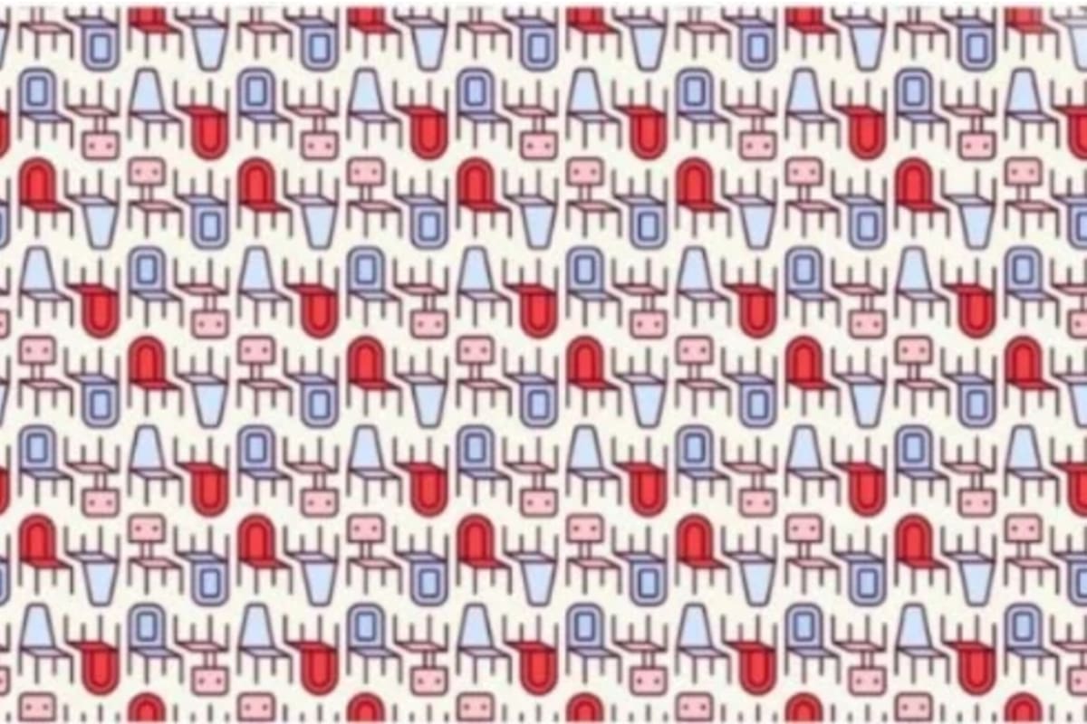 El reto viral de las sillas es un buen ejercicio para agudizar la vista