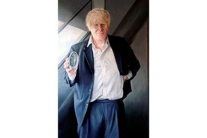 El retrato de Boris Johnson por el que la artista plástica cobró mayor notoriedad y renombre