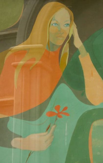 El retrato de Liliana Crociati que lo lleva su sepulcro