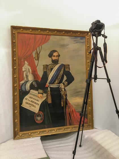 El retrato de Mitre pintado por Cándido López