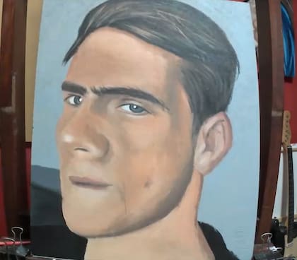 El retrato que Charly hizo de Gaspi