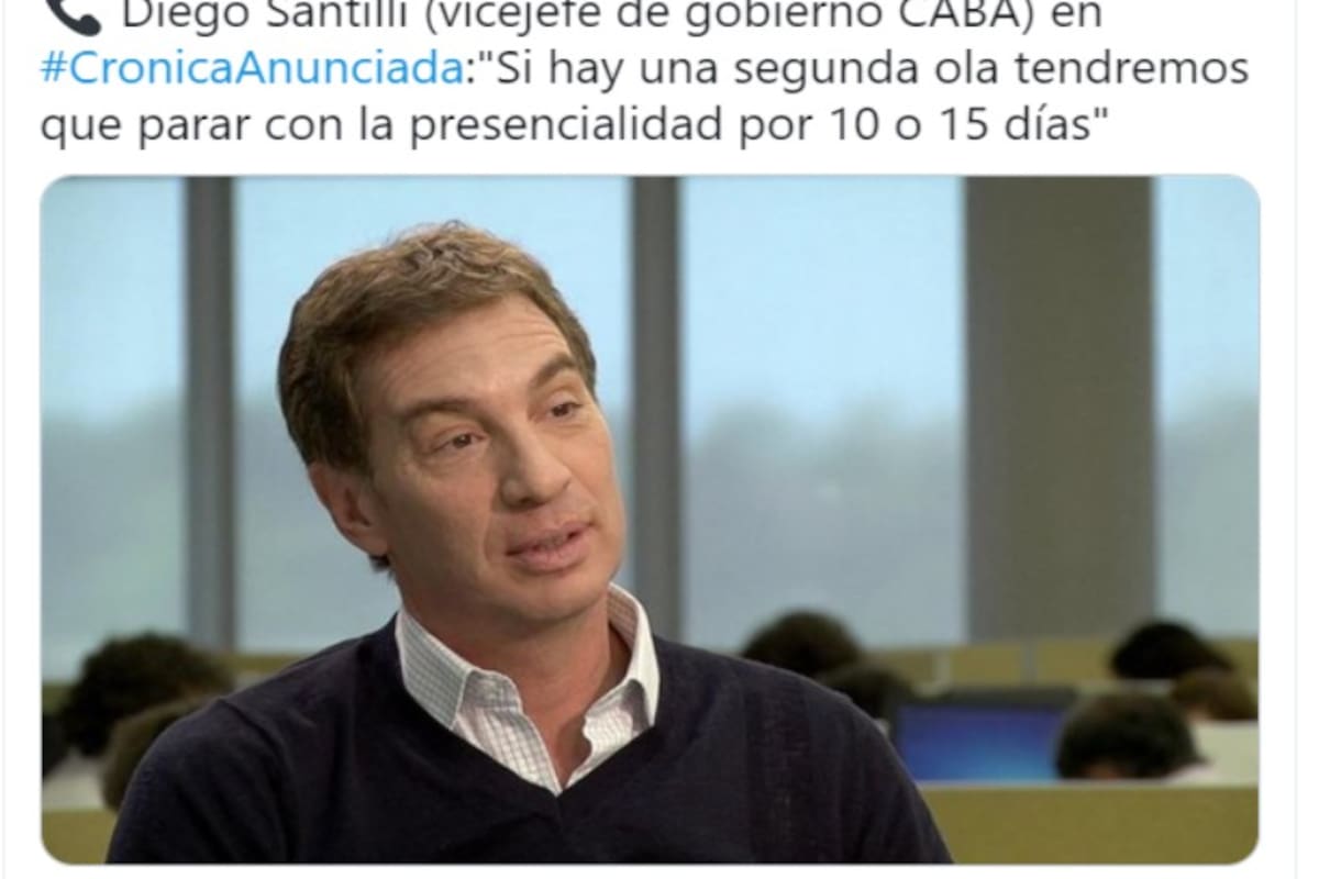 El retuit del presidente Alberto Fernández a una vieja declaración de Diego Santilli