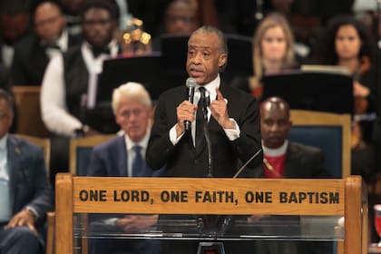 El reverendo Al Sharpton leyó un comunicado de Barack Obama dedicado a la artista