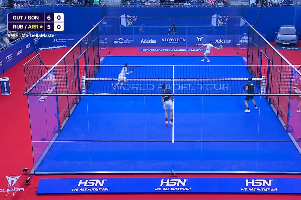 El revés de Jerónimo "Momo" González para momento su punto "imposible" en el Master de Marbella, del World Padel Tour.