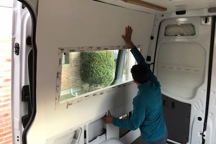 El revestimiento con los cambios producidos por la dueña de casa