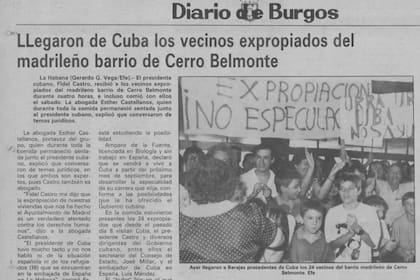 El revuelo que causó el viaje a Cuba de los residentes de Cerro Belmonte no ayudó a que el Ayuntamiento de Madrid se sentara a negociar con ellos