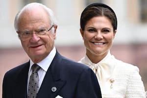 El rey Carl Gustaf y la princesa heredera, Victoria